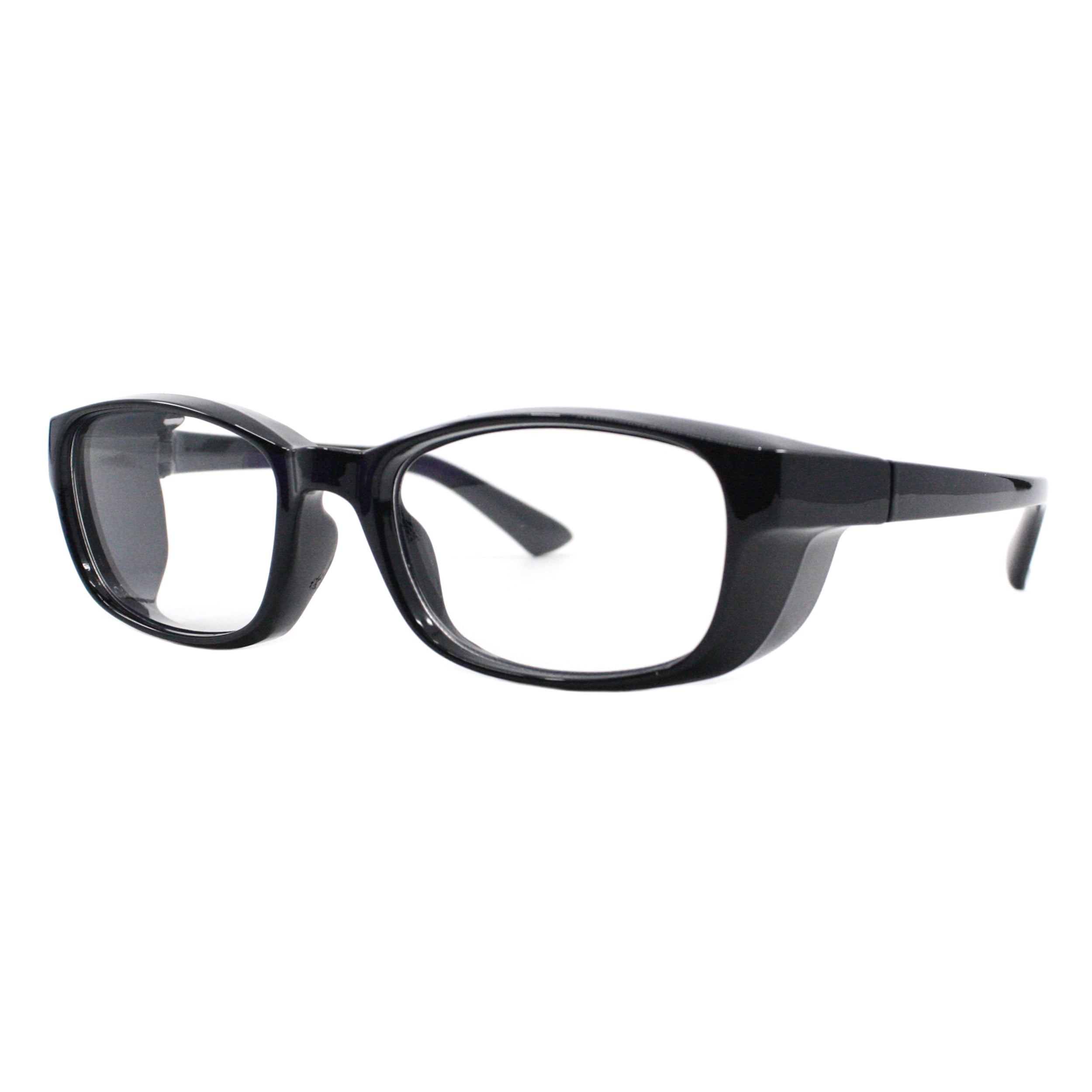 Blue Light Filtering Lens Fit Over Glasses Clear Lens Rectangular