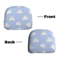 thumbnail image 6 of Kdxio Cute Poodle Dog Pattern Print 2 Piece Car Head Rest Covers Set Auto Front/Rear Seats Headrest Cover Universal Fit Most Cars,Sedan, SUV, 6 of 9