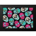 thumbnail image 2 of Villa, Mlli 18x14 Black Modern Framed Museum Art Print Titled - More Fun Skulls Reverse, 2 of 5
