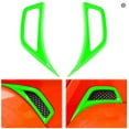 thumbnail image 1 of 2pcs Car Wheel Eyebrow Side Air Inlet Cover Sticker Trim For Jeep JL Gladiator JT 2018+ Air Conditioning Vent Outlet Decoration, 1 of 7