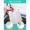 thumbnail image 3 of GHSDFBB Silicone Faucet Handle Drip Catcher Mat，Kitchen Faucet Sink Splash Guard，Sink Draining Pad Behind Faucet，Drying Pad for Kitchen & Bathroom Countertop Protect（White, 24x5.8in）, 3 of 7
