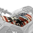 thumbnail image 2 of Uorisanigo Seat Cover for Atv Four-Wheeler Seat Cushion Covers Waterproof Polyester,Universal Fit for Polaris Sportsman Polaris Scrambler Honda Rancher Soft Anti-Slip, Rose Flag Skull, 2 of 7