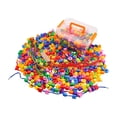 thumbnail image 1 of Juego De Bloques De Patrones Con Cuentas Para Atar, Juguete Para Desarrollar La Motricidad Fina Para Niños De 3, 4 Y 5 Años, 160 Cuentas, 1 of 8