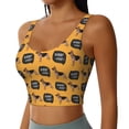 thumbnail image 2 of Balery German Shepherd Woof Sujetadores deportivos con espalda cruzada para mujer, acolchados, sin costuras, de alto impacto, ideales para yoga, gimnasio, entrenamiento y fitness.-Medium, 2 of 8