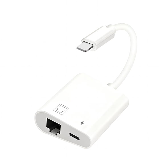 GJX 2 in 1 Usb C to Rj45 Ethernet Lan Network Adapter with 60W Usb Type C Charge Port Compatible with Iphone,Tablet/Laptop and Usb C Devices,Supports 10/100Mbps