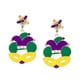 thumbnail image 3 of Pendientes colgantes,Pendientes del día de San Patricio Pendientes colgantes Verde,Pendientes colgantes del día de San Patricio verde mujer,Pendientes de máscara de carnaval Pendientes de Yuyangstore Pendientes colgantes, 3 of 8