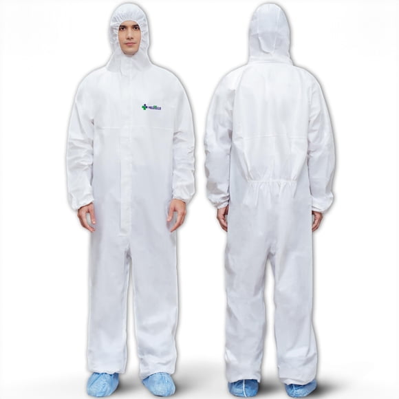 Traje Overall Medtecs AAMI de nivel 4 desechable contra riesgos biológicos, 2XL