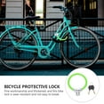 thumbnail image 3 of Shisuyan 1 Set Bike Chain Lock Round Bike Lock Portable Bike Safety Lock Anti-theft Bike Lock, 3 of 9