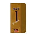 thumbnail image 2 of Keyscaper Ja'Marr Chase Brown Cincinnati Bengals Folio iPhone Case, 2 of 7