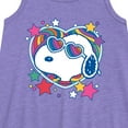 thumbnail image 2 of Peanuts - Snoopy Groovy Heart - Toddler and Youth Girls A-line Dress, 2 of 5