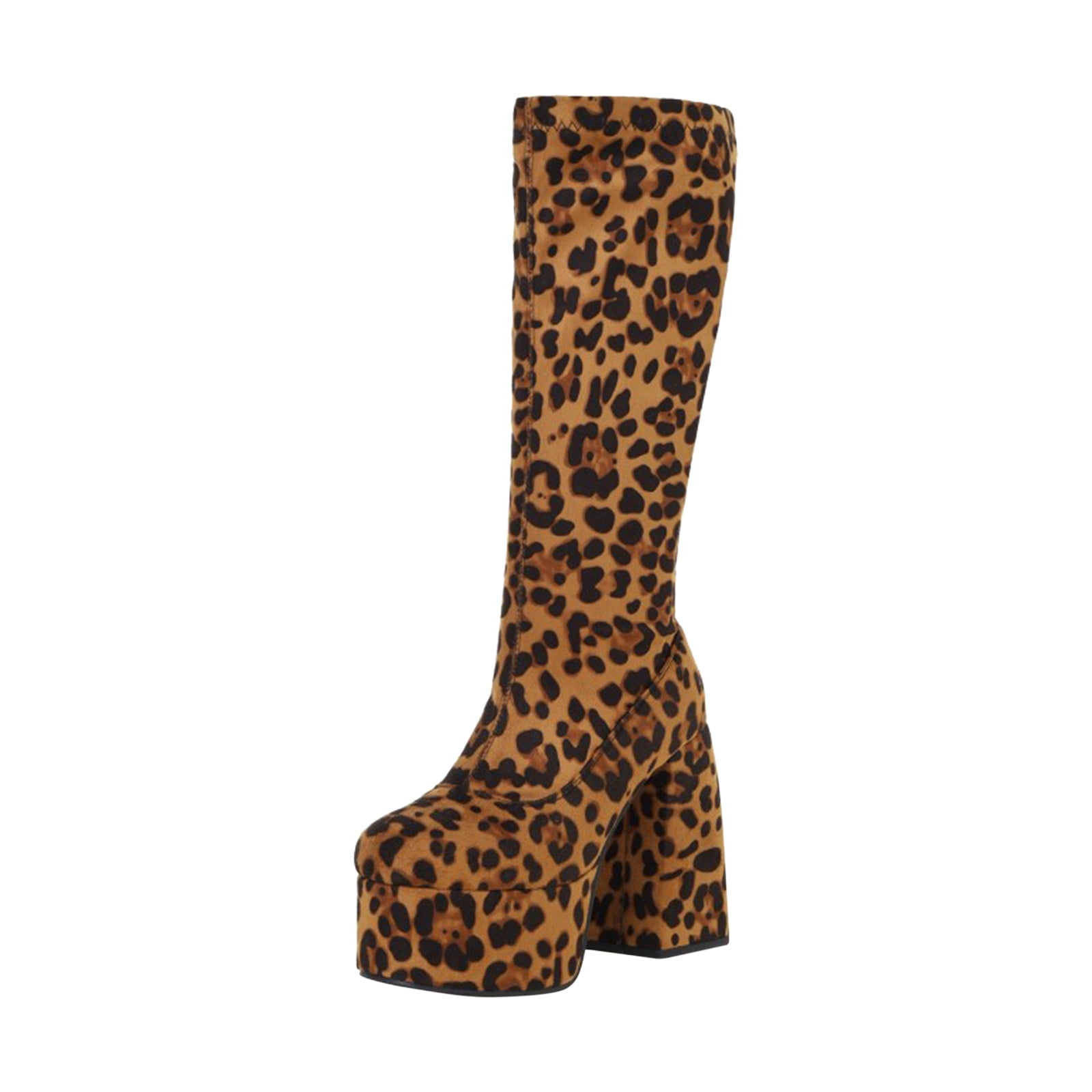 Animal print womens boots 2025