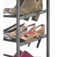 thumbnail image 3 of Whitmor Modern Industrial 5-Tier Adjustable Shoe Rack, 3 of 6