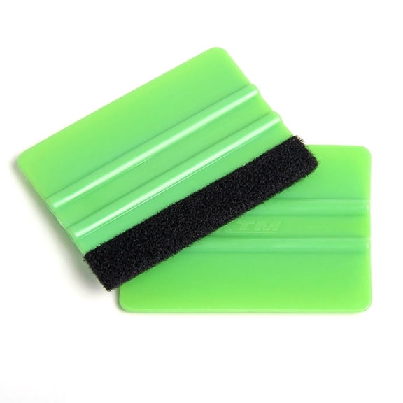 BIMZUC 1PC Wrap Scraper Squeegee Tool with Soft Felt for Car Window Vinyl Film Sticker – Squeezes Film, Removes Air Bubbles, PP Material, Fits All Carbon Fiber Wraps