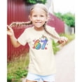 thumbnail image 6 of I Was 6 Now I'm 7 Unicorn Birthday Shirt for Girls Rainbow Magical 7th Birthday Tee for Kids Adults Natural Shirt Youth Large, 6 of 8
