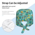thumbnail image 4 of Kdxio Trucks And Excavators Pattern Turban Hat for Women Men Comfortable Adjustable Cleaning Working Cap with Sweatband, 4 of 8