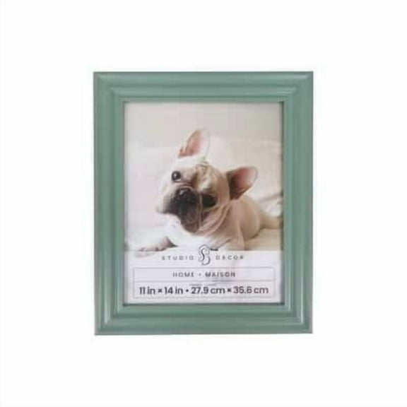Studio Decor Home Sage Green Catalina Frame – Modern Wall Photo Frame - Soft Green Finish - 11" x 14" Display - 1 Pack