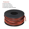thumbnail image 4 of 2 Conductor Paralelo Silicona Cable 20AWG 20 Calibre Rojo Negro Trenzado Cable Eléctrico Estañado Cobre Carrete 10 m/33 Pies para LED Tira Extensión Cable Cordón, Coche Modelo, 4 of 7