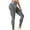 Light Gray, variant on Womens 3D Compression Leggings, Slimming Anti Cellulite Leggings High Waist Push Up Yoga Sport Pants for Gym Sessions