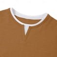 thumbnail image 4 of LIaqionyy Men's Cotton Linen Shirt Short Sleeve Fashion Casual Pullover Summer Lightweight Beach Tee Shirts, 4 of 5