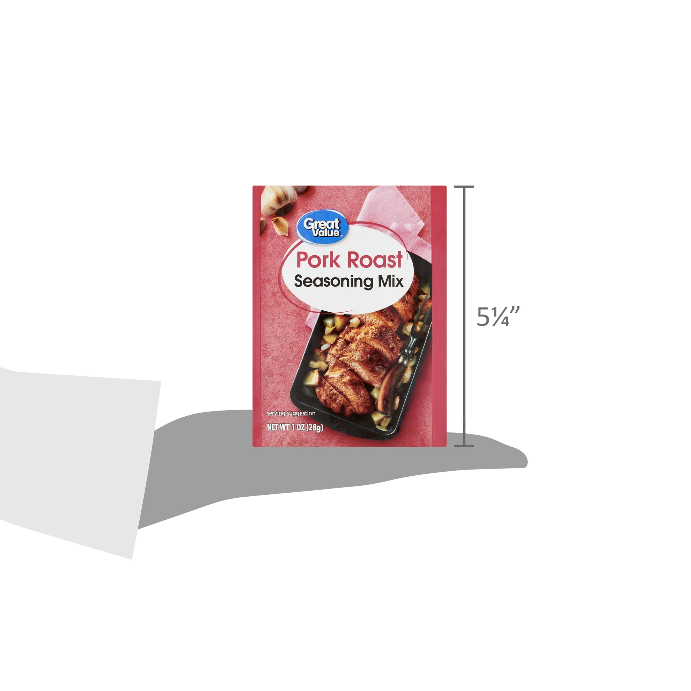 (6 pack) Great Value Pork Roast Seasoning Mix, 1 oz