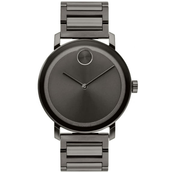 Movado Bold Evolution Grey Dial Grey Ion-Plated Steel Men's Watch 3600796
