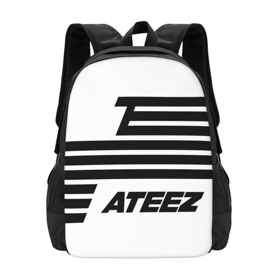 Ateez'S Flag Backpack Fashion Travel Backpack Laptop Backpack 16ch Simple And Large Capacity