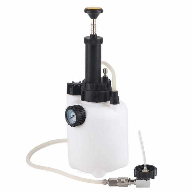 Kit Extractor De Líquido De Purga De Frenos Neumático De 3L Con Conector, Tapa En Ángulo De 90, Adecuado Para Sistemas ABS, 42 Mm De Diámetro