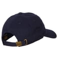 thumbnail image 4 of North Carolina Dogwood with Map Embroidered Unstructured Washed Cap - Navy OSFM, 4 of 5