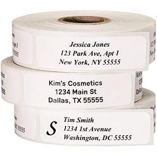 Return Address Labels Roll Of 500 Personalized Labels (Clear