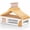 Natural, variant on Cozymood Wooden Hangers 10 Pack, Natural Wood Coat Hangers with 360° Rose Gold Swivel Hooks, Heavy Duty Suit Hangers with Non-Slip Shoulder Notches for Closet Organization