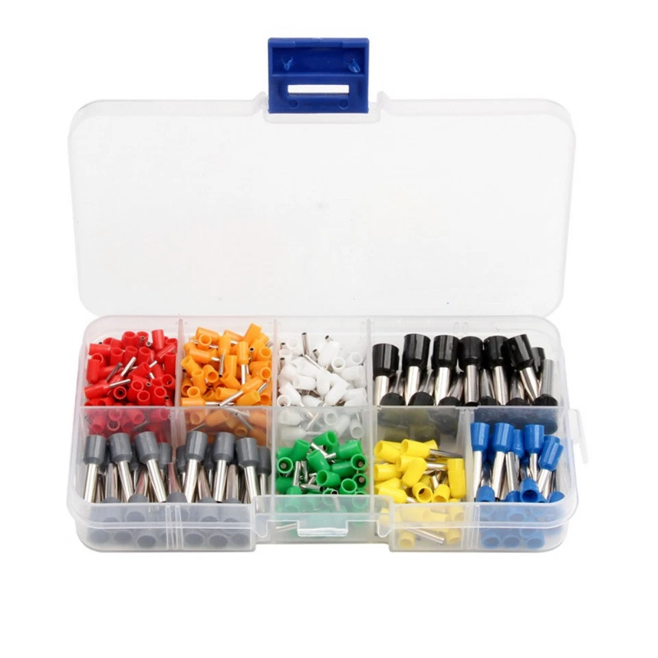BUTTERFLY- 400Pcs Insulated Crimp Cord Terminal Wire End Ferrule Cable Terminals Connector