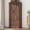 Brown-2 Doors, variant on 70" Large Farmhouse 4 Door Wardrobe Armoire Closet with 2 Storage Large Drawers & 5 Storage Cabinet, Barn Door Storage Wardrobe w/Hanging Rod & Adjustable Shelves for Bedroom(Rustic Brown-70")