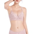thumbnail image 1 of Sujetador de talla grande para mujer Sujetador de encaje fino acolchado con sujetadores con aro Abanopi Ropa interior de mujer, 1 of 5