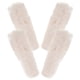 thumbnail image 2 of Hole Shoe Liner Heel Strap 4Pcs White Plush Heel Belts for Daily Use Winter Warmth, 2 of 5