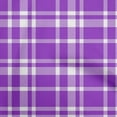 thumbnail image 1 of oneOone Georgette Viscose Purple Fabric Tartan Sewing Material Print Fabric By The Yard 42 Inch Wide-8629, 1 of 4