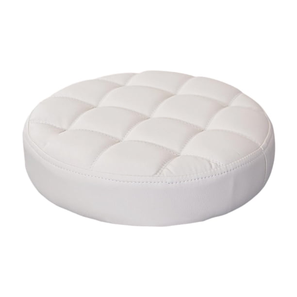 Cojín de asiento de taburete de bar Reemplazo del asiento superior Piezas superiores Piezas resistentes para spa, Blanco