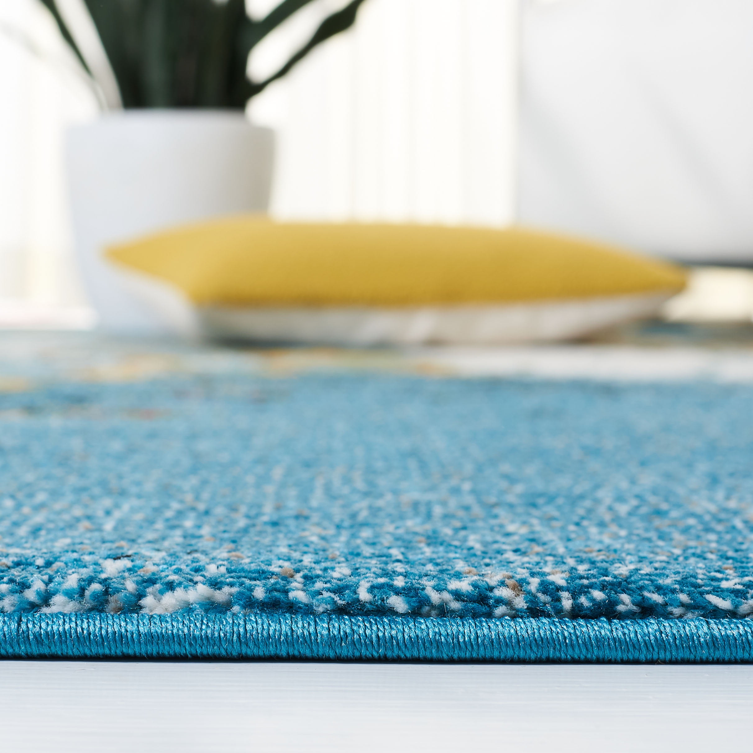 Safavieh Glacier Nazca Geometric Area Rug, Blue/Gold, 8' x 10'