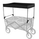 thumbnail image 1 of Awning Canopy for Garden Wagon Attachment Sun Shade Cover Trolley, 1 of 5