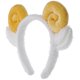 thumbnail image 5 of Aros para el cabello con shofar amarillo, diadema decorativa, adorables bandas para el cabello con cuerno de oveja, aros para la cabeza con orejas de oveja, suministros para decoraciones de fiestas, 5 of 6