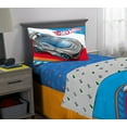 Hot Wheels Kids Comforter and Sham, 2Piece Set, Twin/Full, Reversible