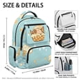thumbnail image 7 of Aplkyhs Backpack for Kids Teens Age 6-18 School Bag with Large Capacity Durable Lightweight Water Resistant Bookbag Ice Cream Capybara, 7 of 7