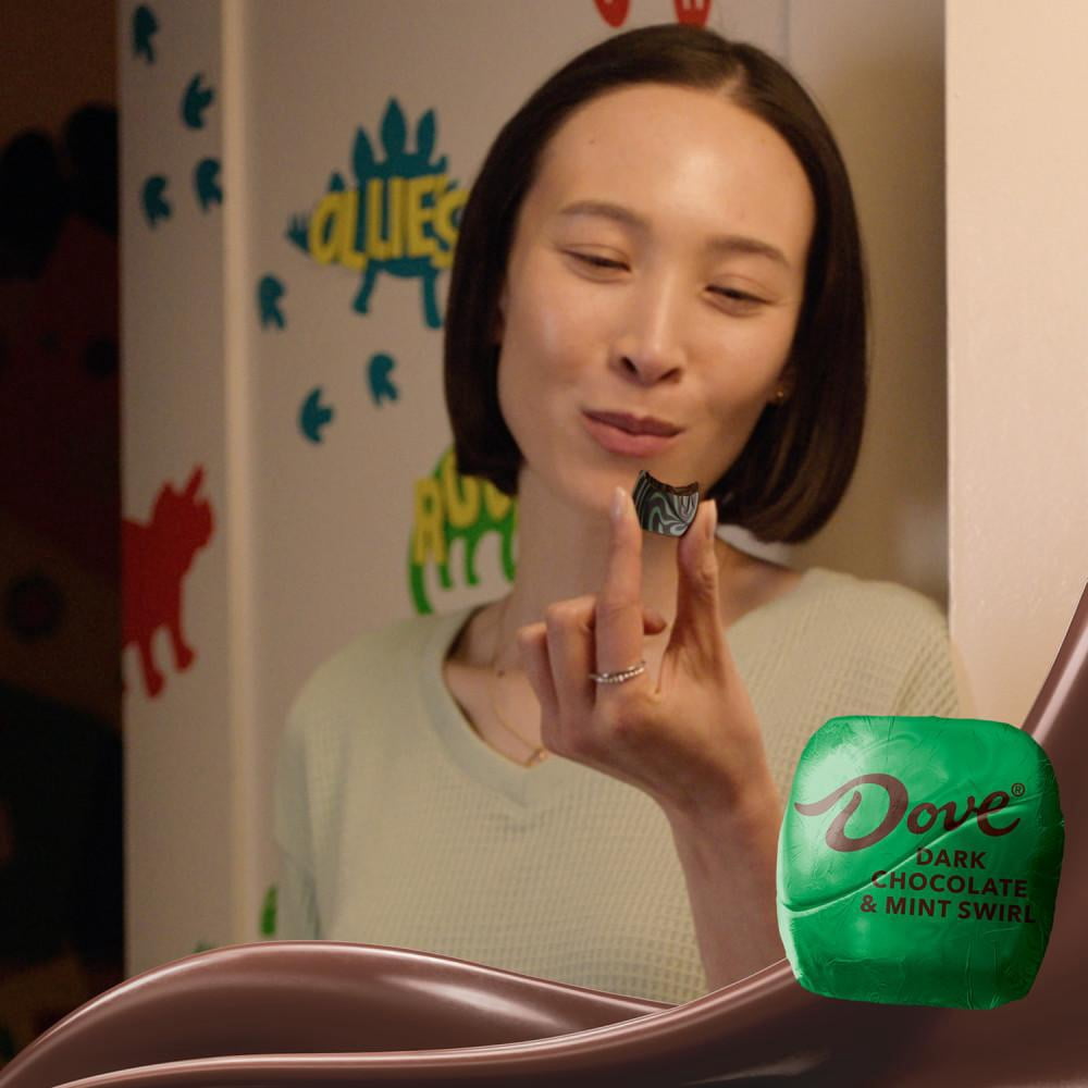 Dove Promises Dark Chocolate & Mint Swirl Candy Pack of 2
