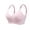 Pink, variant on Titcea Bras for Women Plus Size Patchwork Color Removable Cups Gathered Together Soft Support Bra No Underwire Breathable Comfort Underwear, Gifts for Her