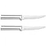 Rada Cutlery Super Parer Knife, Silver Handle, Pack of 2