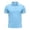 Sky Blue, variant on DGMIOCS Mens Collared Shirt Golf Polo Retro Daily Wear Green M