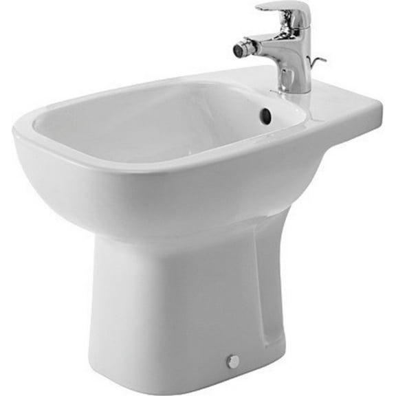 Duravit 22381000002 D-Code Floor Mounted Bidet - White