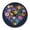 Hand-Drawn Style, variant on Indoor 12' Voice-Activated Luminous Decoration Wall Clock With LED Night Light A Simple Design and Flat Colors
