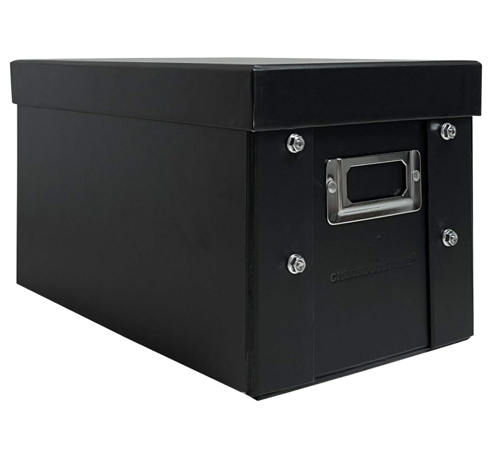 Black Stamp & Die Craft Scrapbook Storage Pocket Box - 10 x 6 x 6 (Pack of 5)