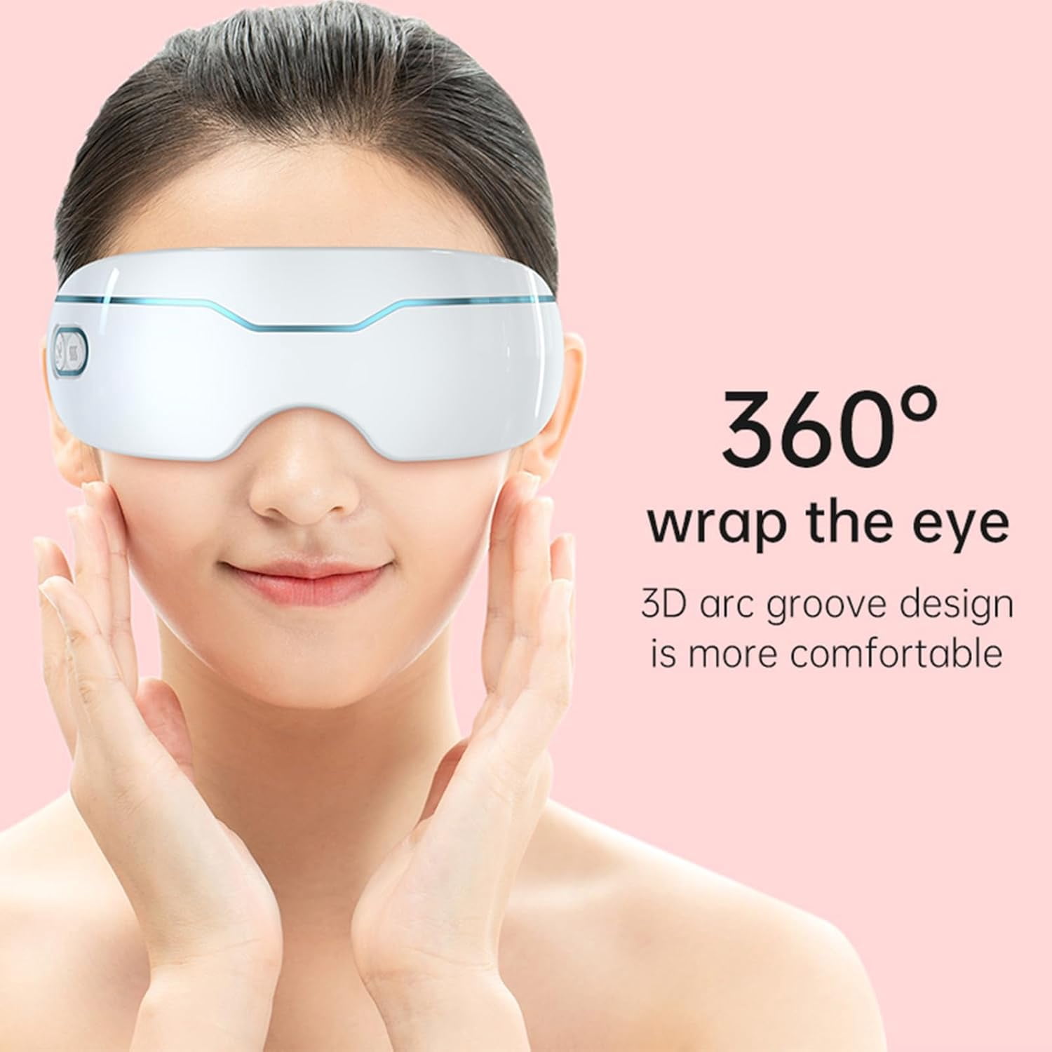 Steam Eye Mask with Hot & Cold Nano Mist, 2 Levels, Bluetooth