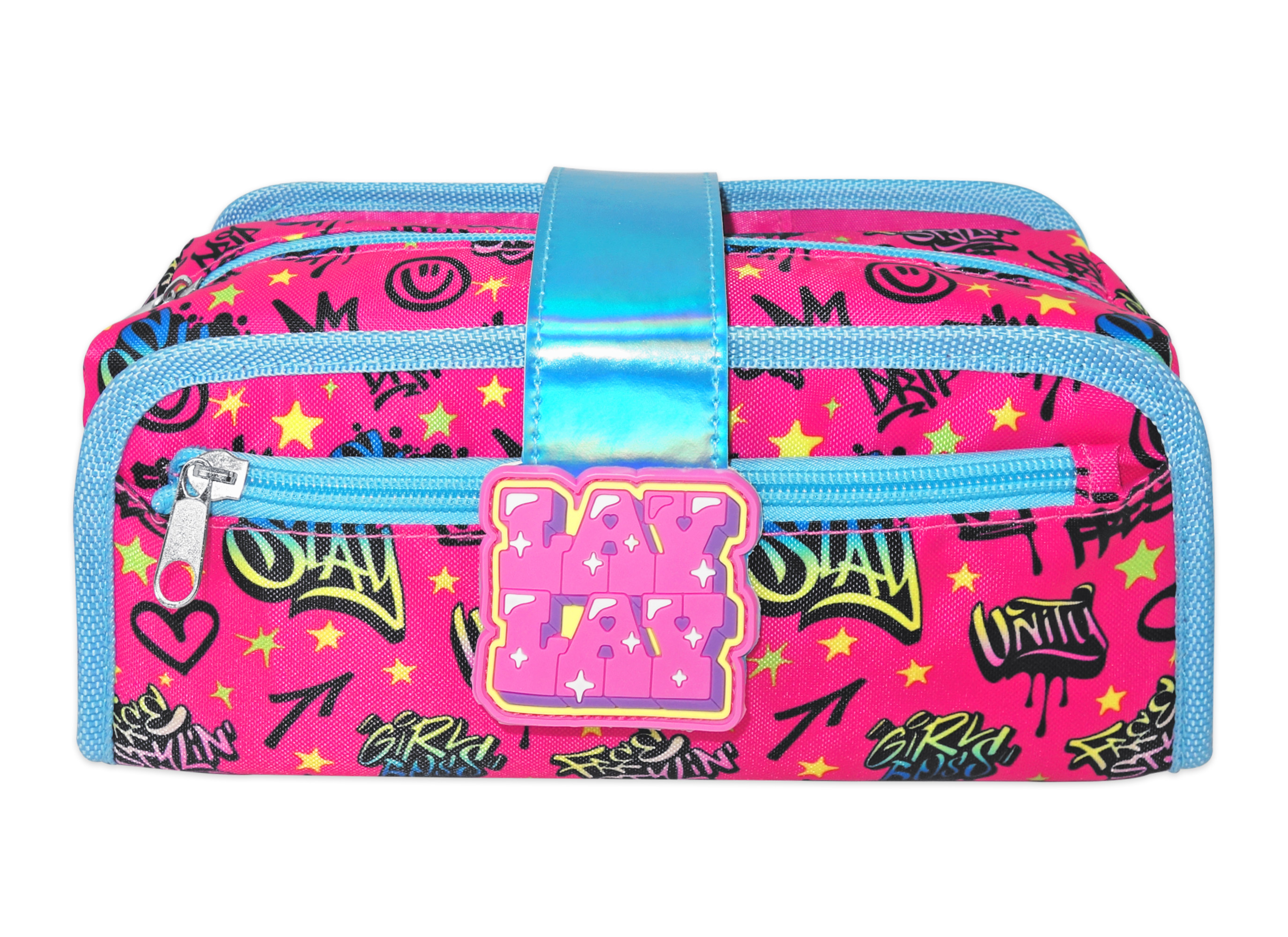 Nickelodeon Lay Lay Utility Pencil Case, 9-Inches Length by 3.9-Inches High